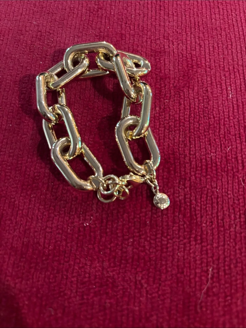 J. Crew Chunky Gold Link Bracelet
